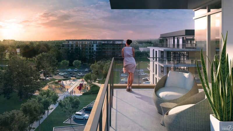 Vue d'un balcon des Loges Saint-Nicolas