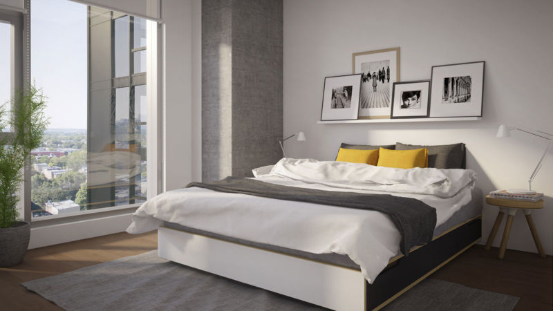 Image 3D d'une chambre Fresk