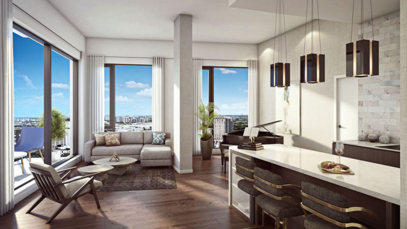 Intérieur d'une unité ArtHaus