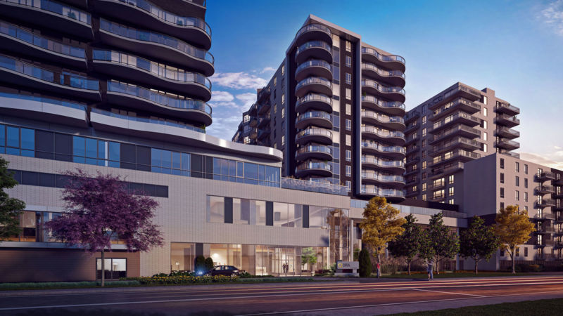 Vue de la rue du projet Ora du Groupe Maurice