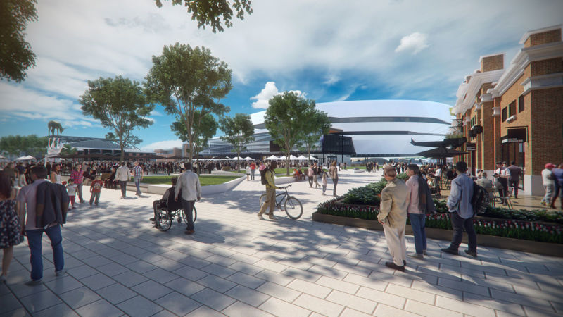 La place Jean-Béliveau à Québec