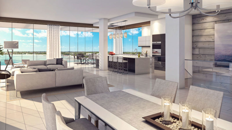 Aire commune d'une unité PXDI Bahamas