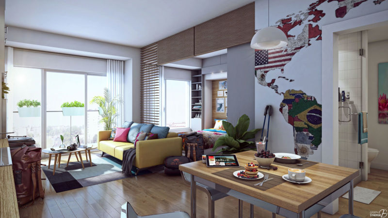 Image d'un intérieur d'apparement REZ