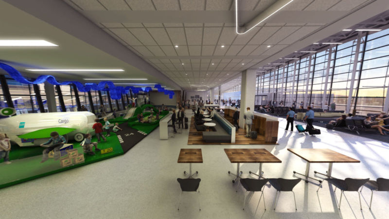 Espace de jeux de l'aéroport YQB