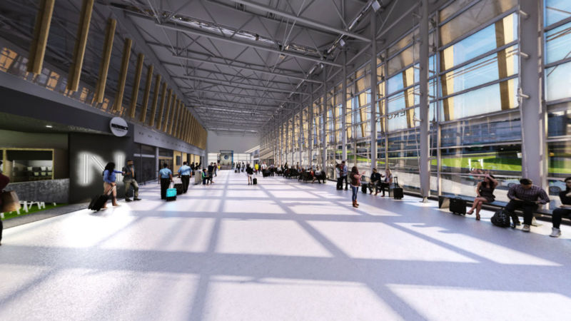 Entrée de l'aéroport YQB