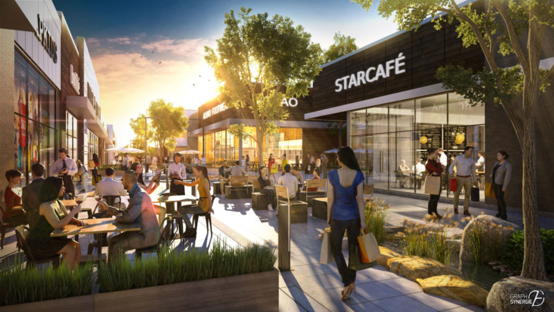 Aire commune des promenades du marché