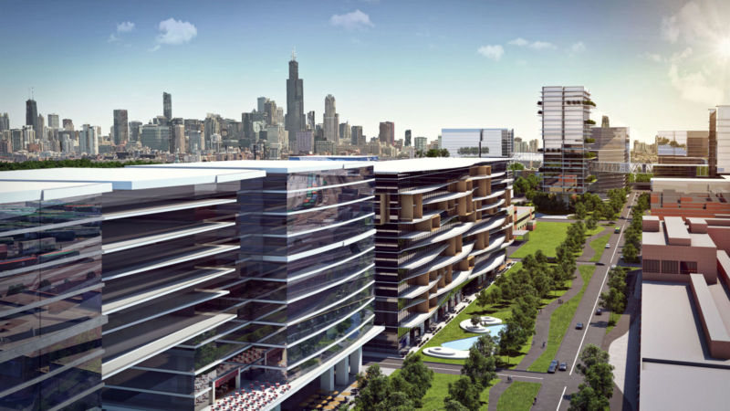 Perspective du projet IMD chicago